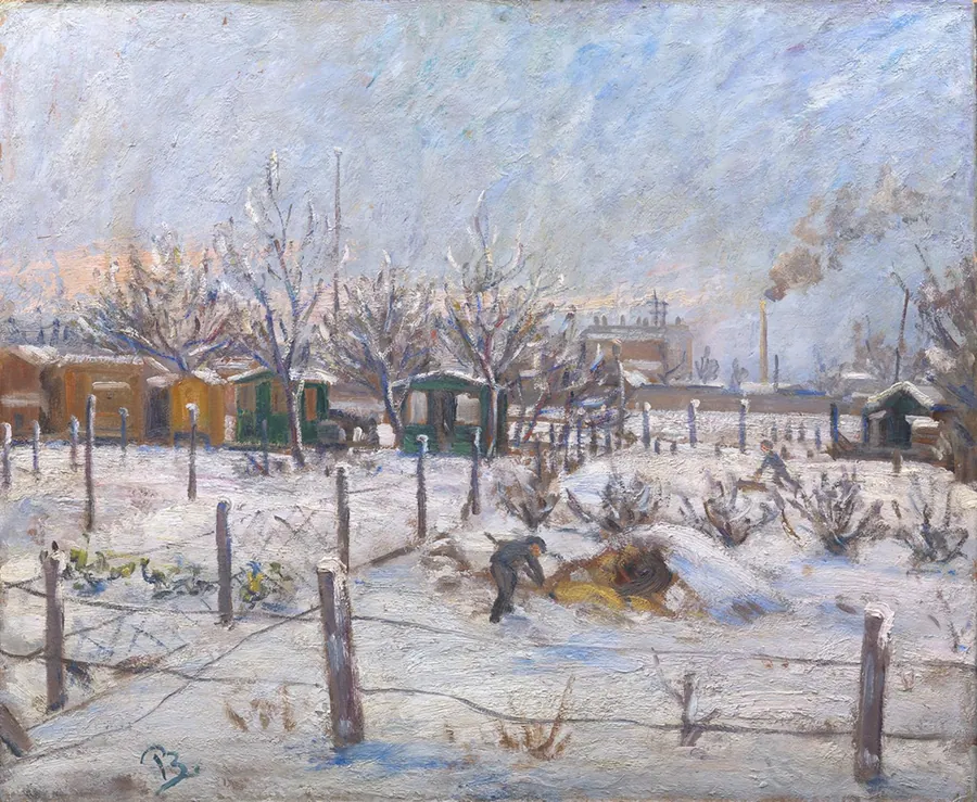 Vinter på Nørrebro by Peter Rostrup Bøyesen