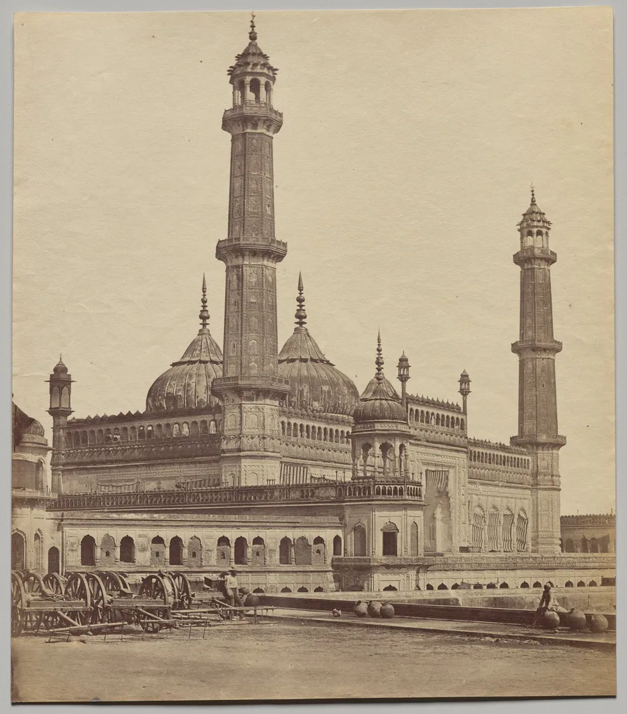 Mosque, Inside Asaf-ud-Daula's Imambara by Felice A. Beato