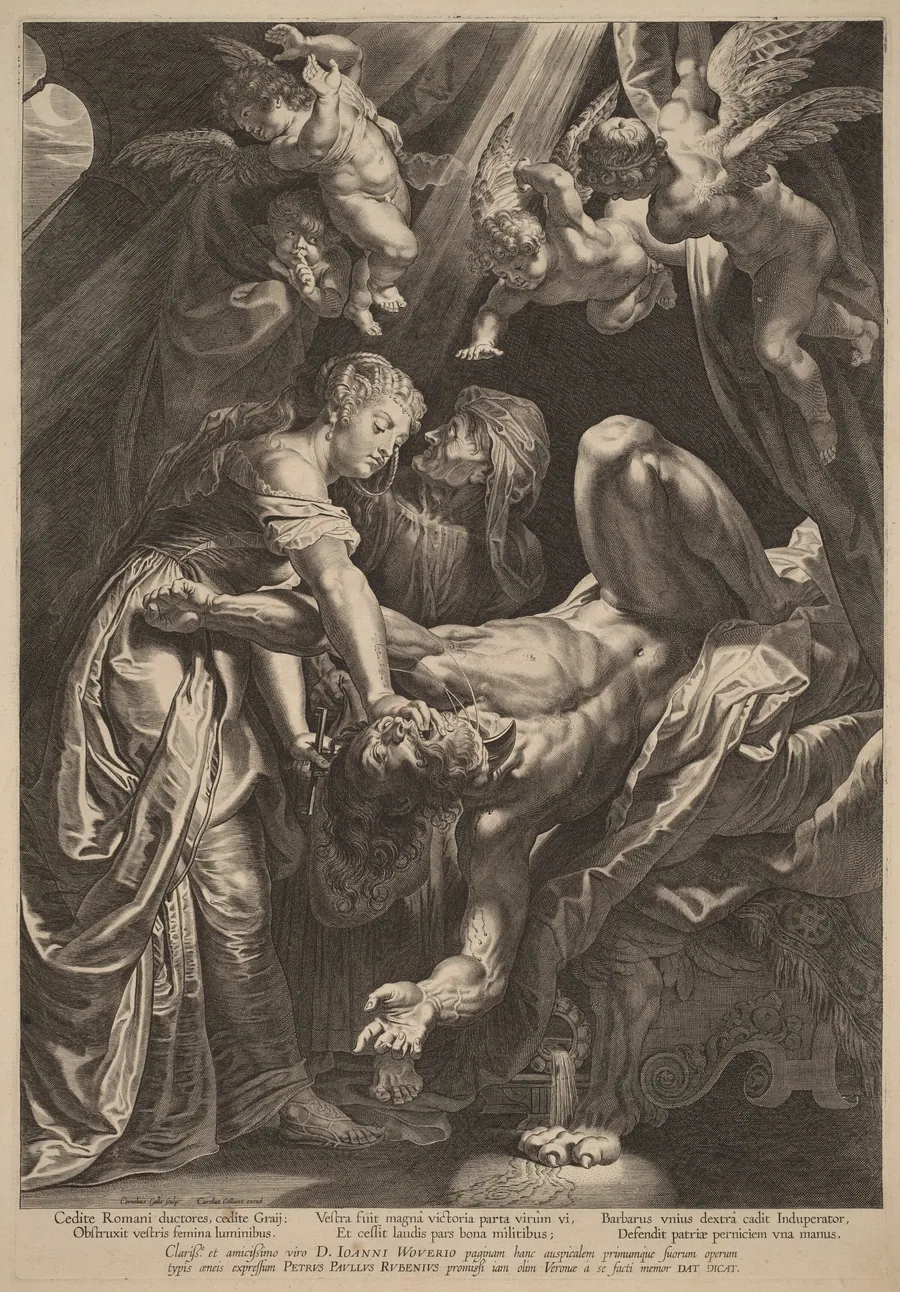 Judith Beheading Holofernes by Cornelis Galle I