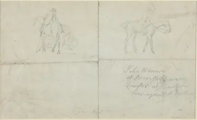 Mounted Horsemen [verso]