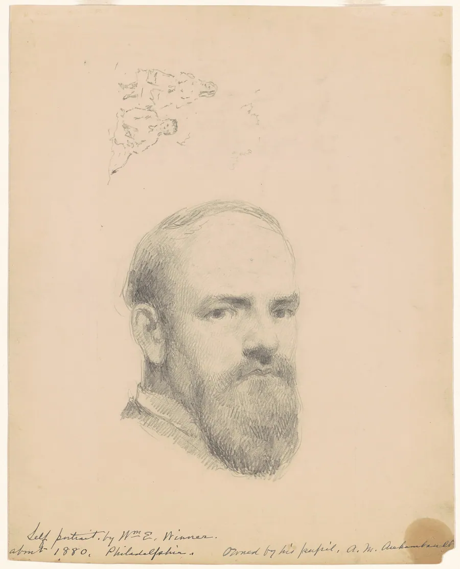 Self-Portrait [recto] by William E. Winner