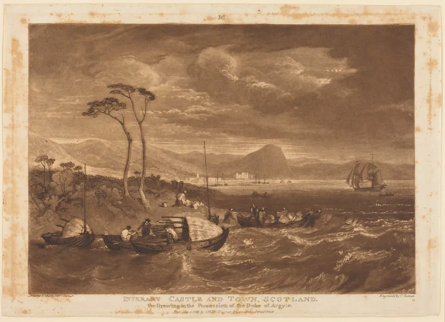 Inverary Castle and Town by Charles Turner