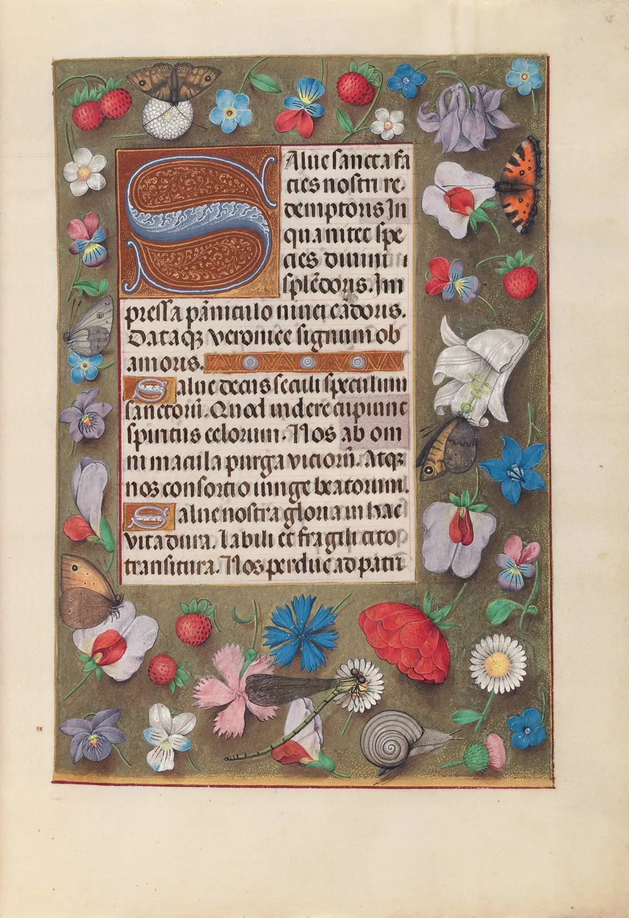 Hours of Queen Isabella the Catholic, Queen of Spain:  Fol. 15r by Master of the First Prayerbook of Maximillian