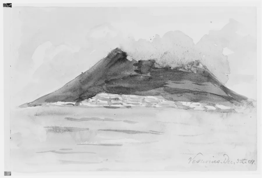 Vesuvius by Mary Newbold Sargent