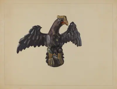 Pa. German Eagle Figure