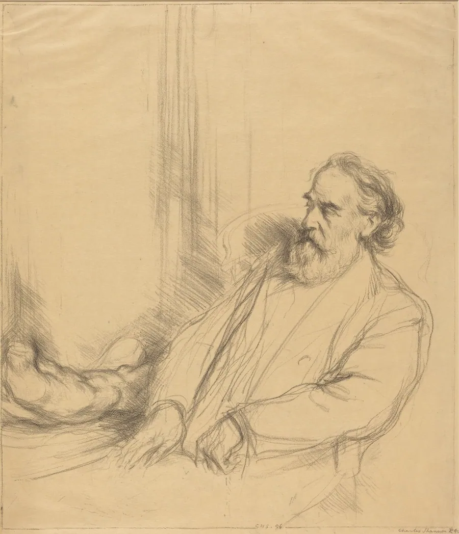 Alphonse Legros by Charles Haslewood Shannon