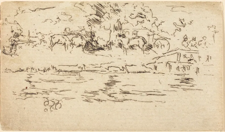 The Towing-Path by James McNeill Whistler