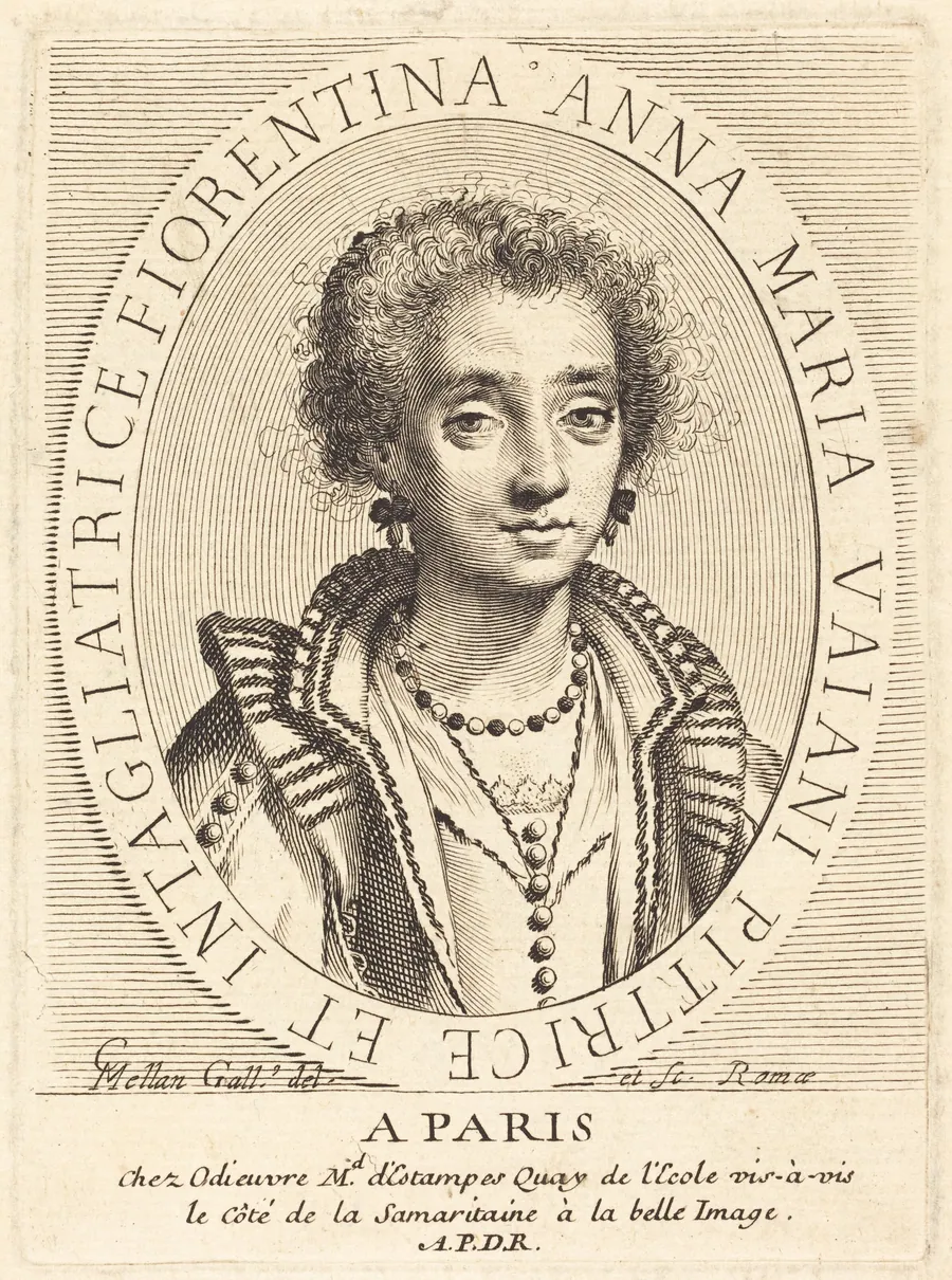Anna Maria Vaiani by Claude Mellan