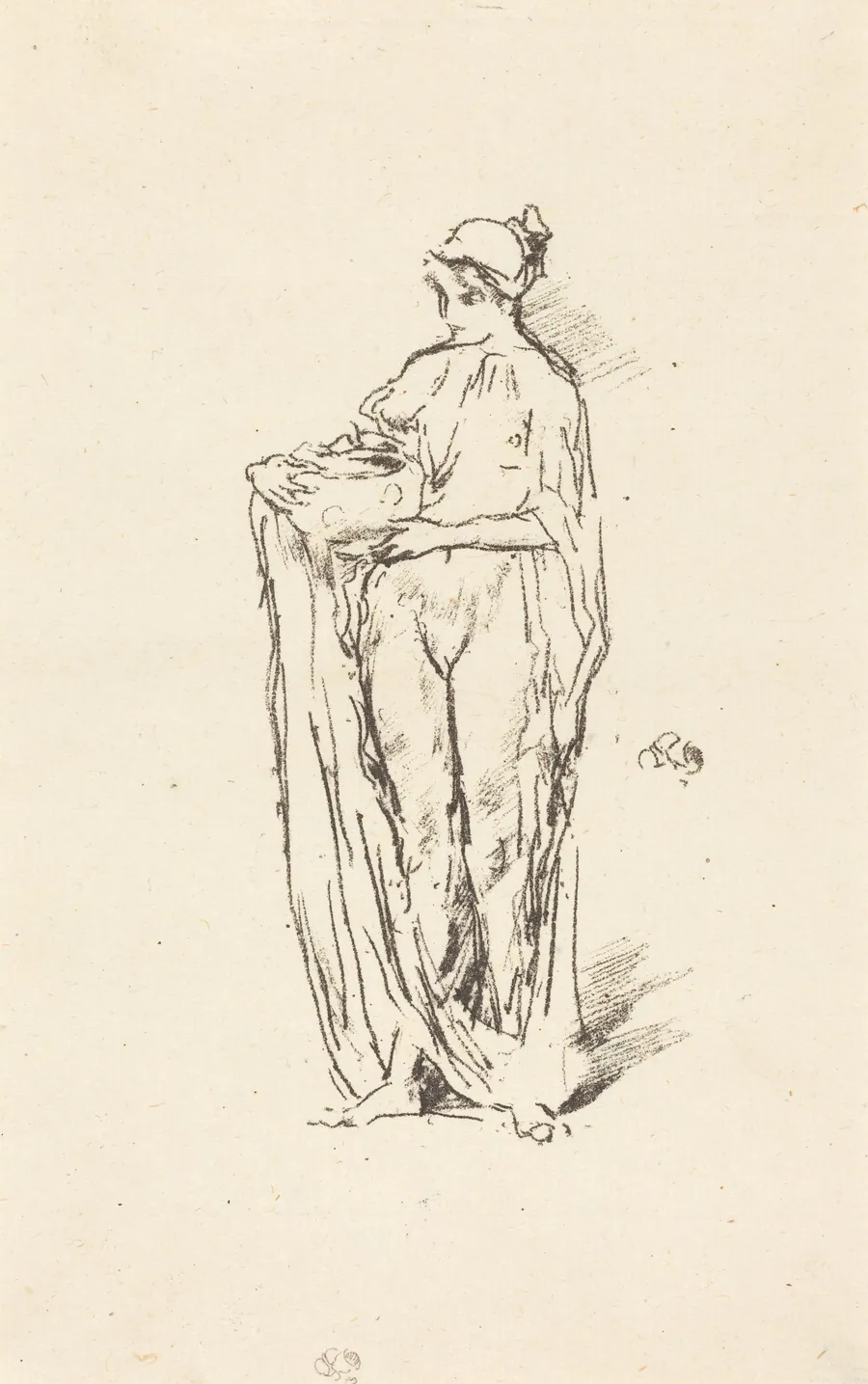 Girl with Bowl by James McNeill Whistler