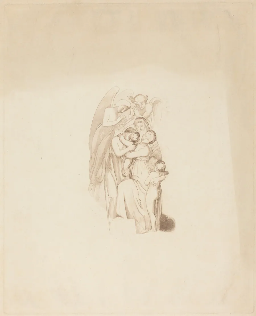 Holy Family? with Angels by British 19th Century