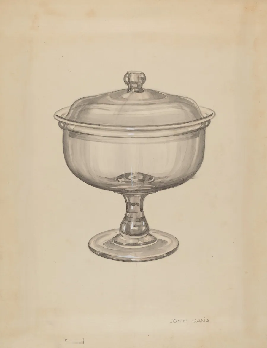 Covered Compote by John Dana
