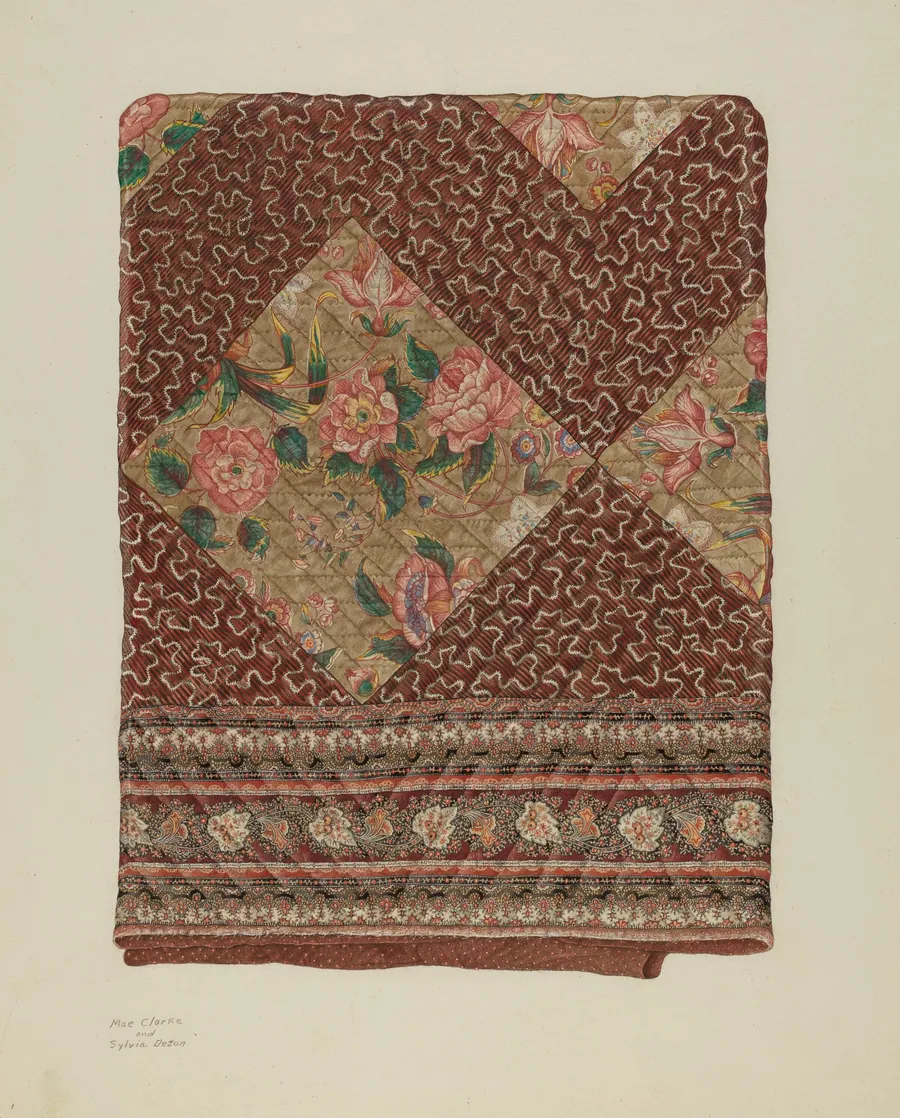 Bedspread by Mae A. Clarke
