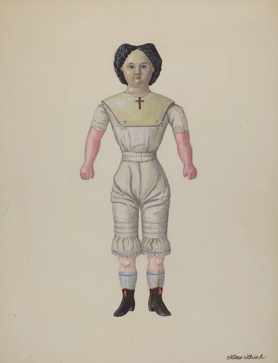 Greiner Doll "Minerva" by Rex F. Bush