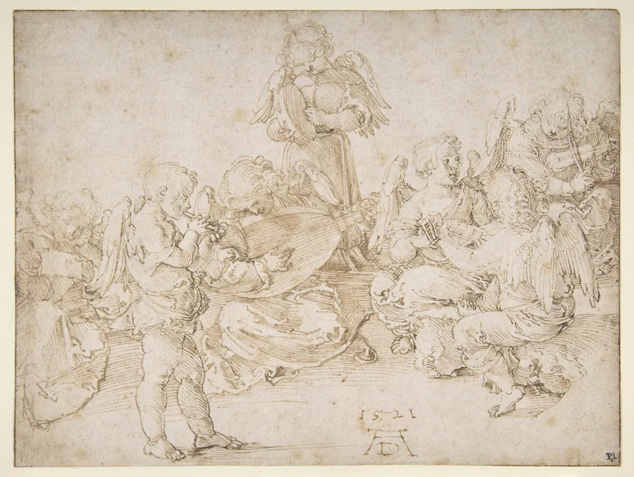 Music-Making Angels by Albrecht Dürer