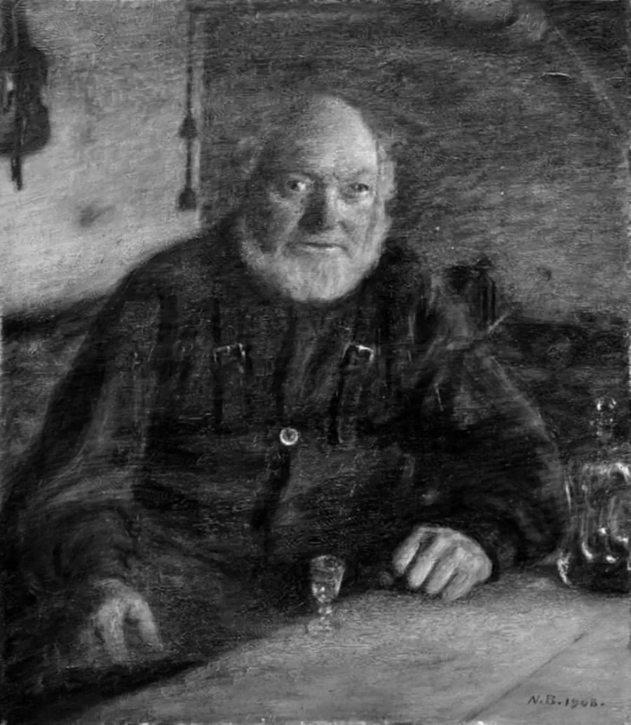 Niels Katkjær. Jysk krønikefortæller Niels Katkjær by Niels Bjerre