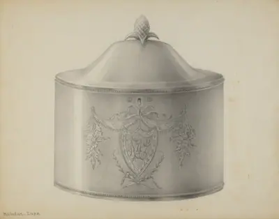 Silver Tea Caddy