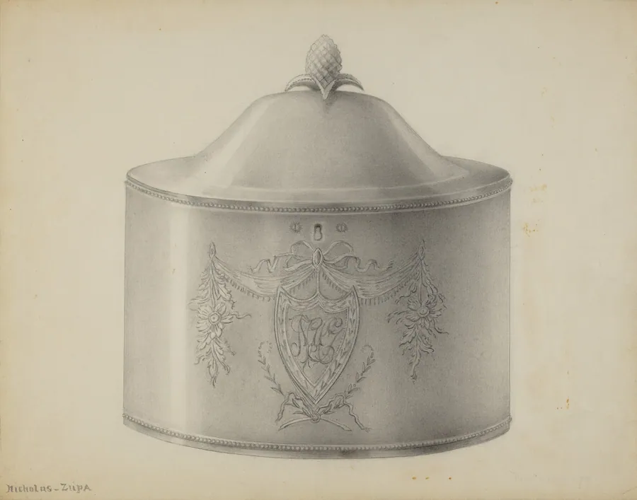 Silver Tea Caddy by Nicholas Zupa