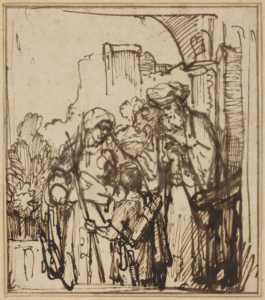 The Dismissal of Hagar by Anonymous Artist