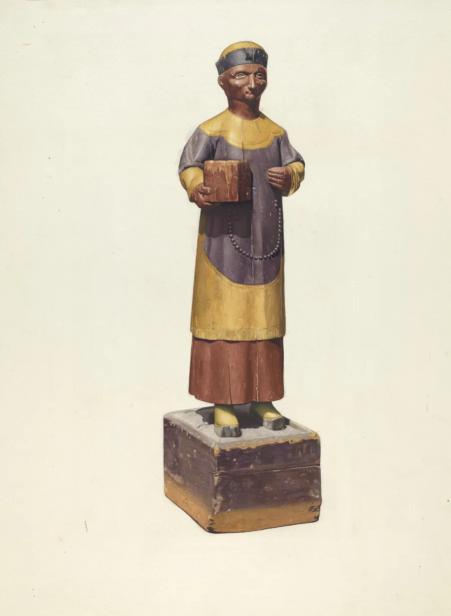 Tea importer's sign by George Constantine