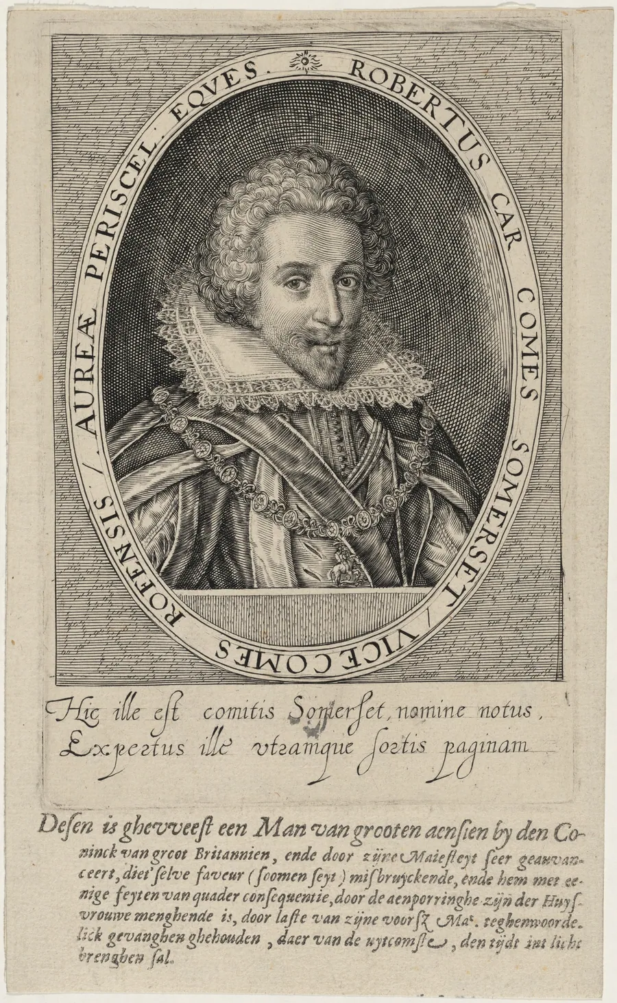 Robert Carr, Earl of Somerset by Andries Jacobsz Stock