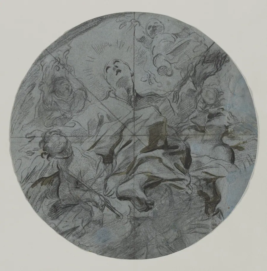 Apotheosis of a Saint (recto) by Giovanni Battista Benaschi