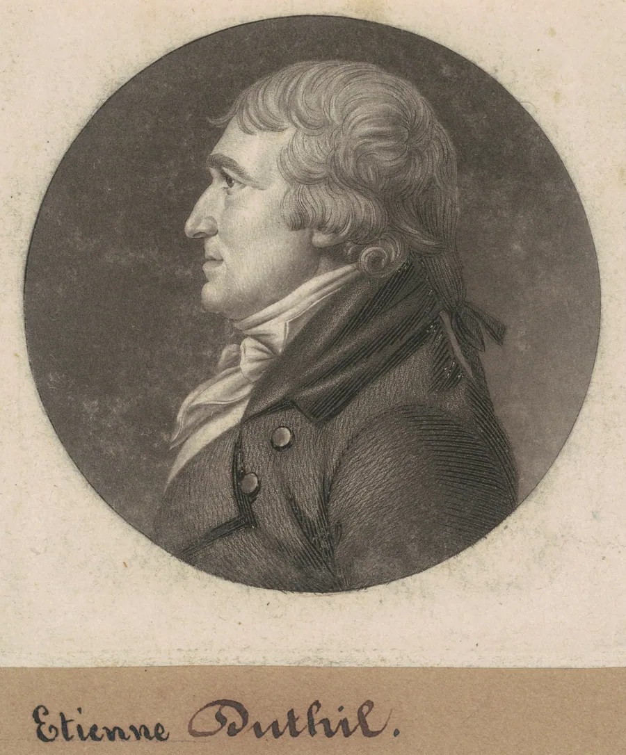 Stephen Dutilh by Charles B. J. Févret de Saint-Mémin