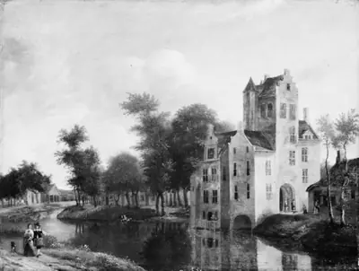 Bygninger ved en kanal