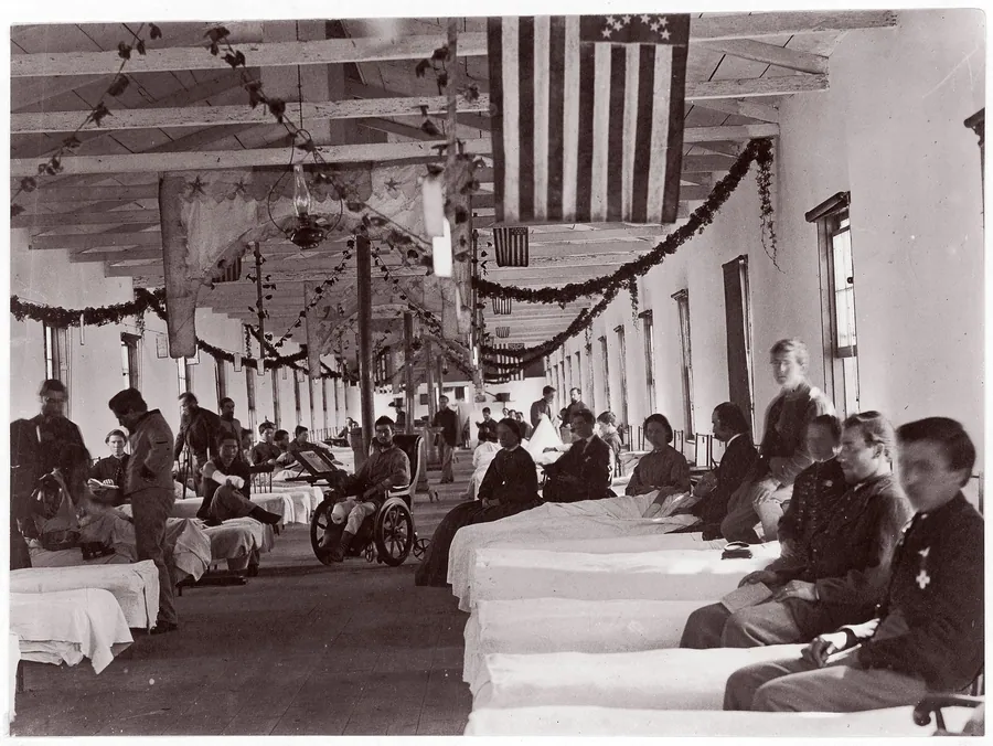 Washington. Armory Square Hospital by Mathew B. Brady