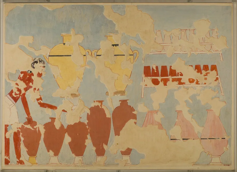 Storage of Wine and Beer, Tomb of Nebamun by Charles K. Wilkinson
