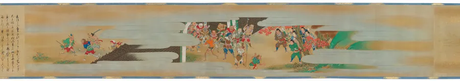The Tale of Shuten Dōji by Kano Shoun (1637-1702)