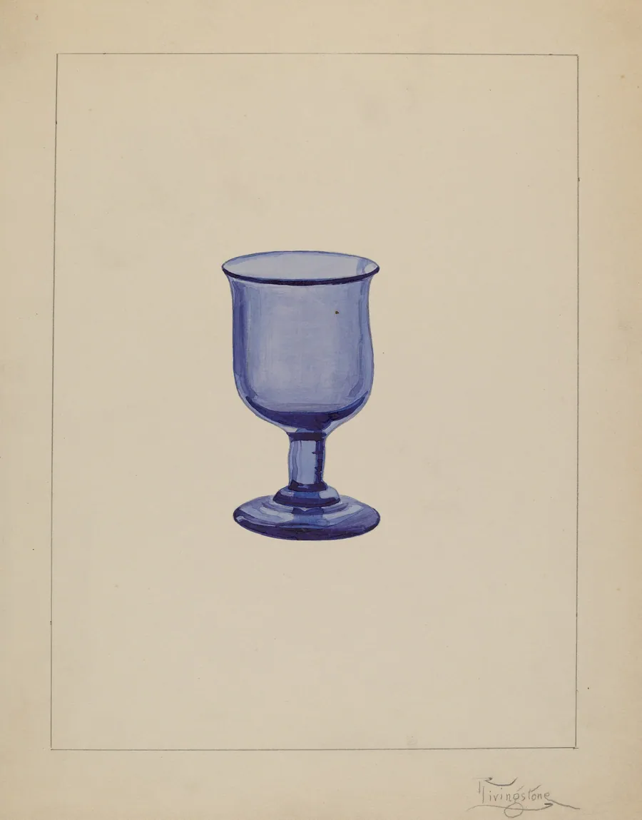 Wine Glass by Rolland Livingstone