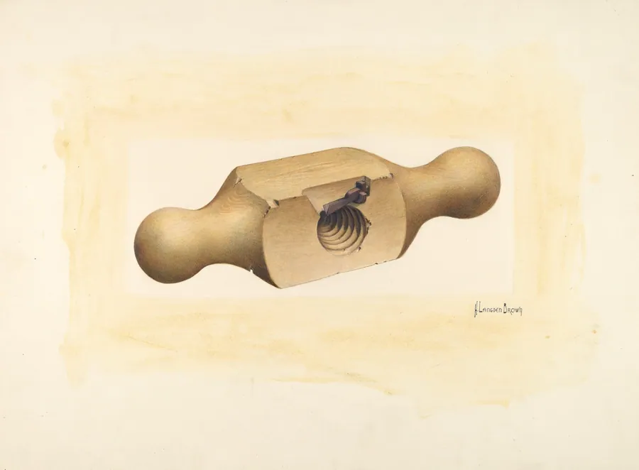 Bishop Hill: Wooden Screw Cutter by H. Langden Brown