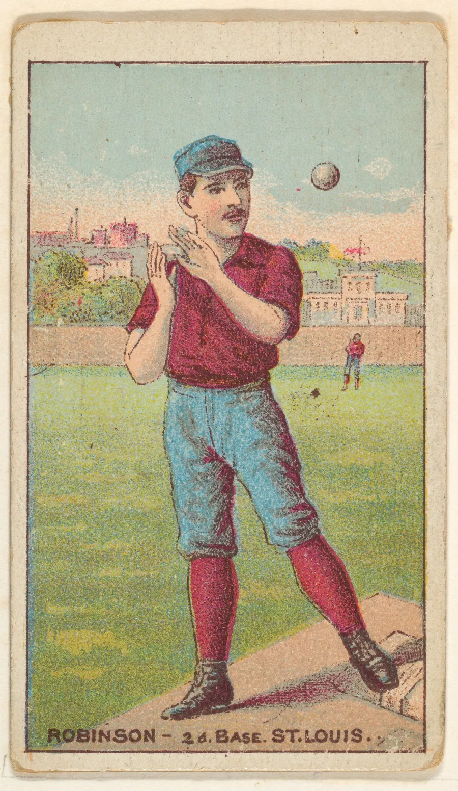 Robinson, 2nd Base, St. Louis, from the Gold Coin series (N284) for Gold Coin Chewing Tobacco by D. Buchner & Co., New York