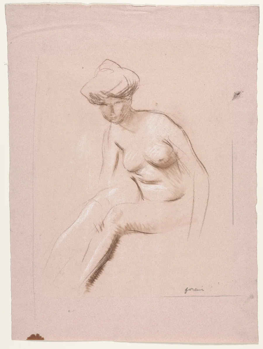 Seated Nude by Jean Louis Forain