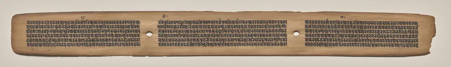 Text, folio 160 (recto), from a Manuscript of the Perfection of Wisdom in Eight Thousand Lines (Ashtasahasrika Prajnaparamita-sutra)
