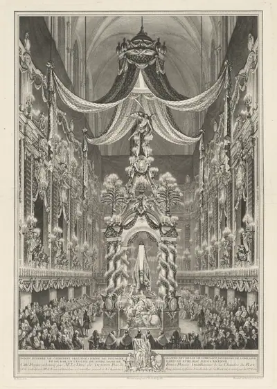 Pompe funèbre de Catherine Opalinska