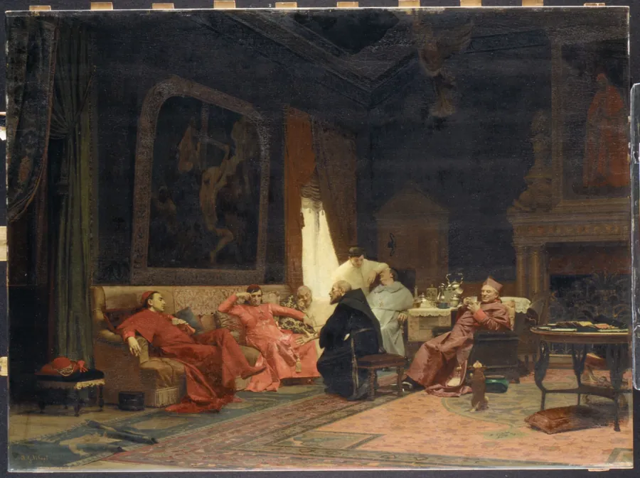 The Missionary's Adventures by Jean-Georges Vibert