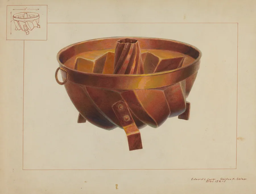 Turk's Head Cake Pan by Edward L. Loper