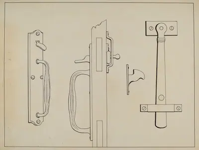 Attic Door Latch