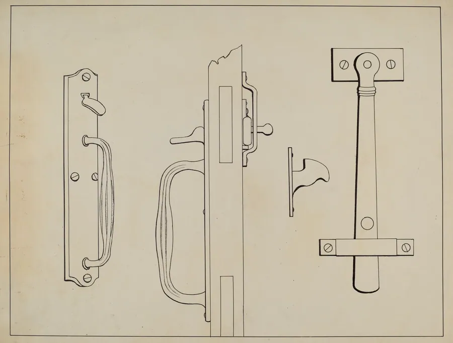 Attic Door Latch by James M. Lawson