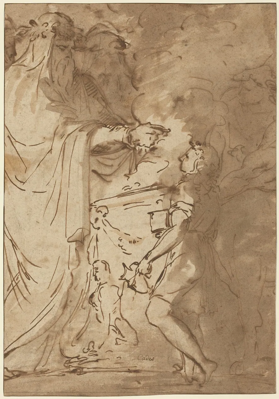Sacrifice [recto] by Giuseppe Cades