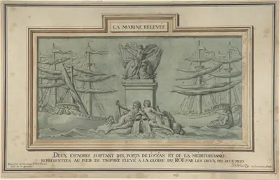 Study for Decoration of the Obelisk at Port-Vendres
