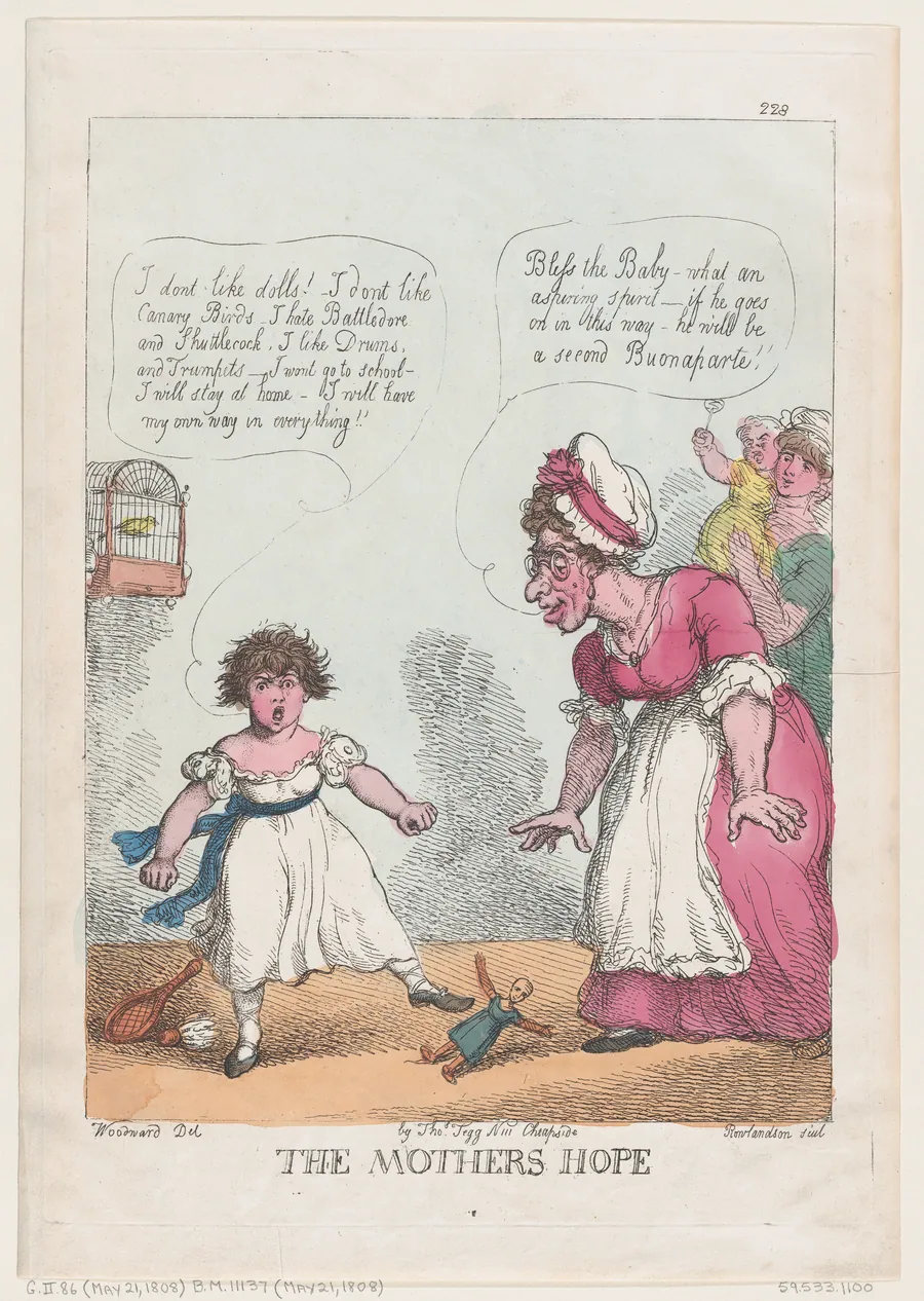 The Mother's Hope by Thomas Rowlandson