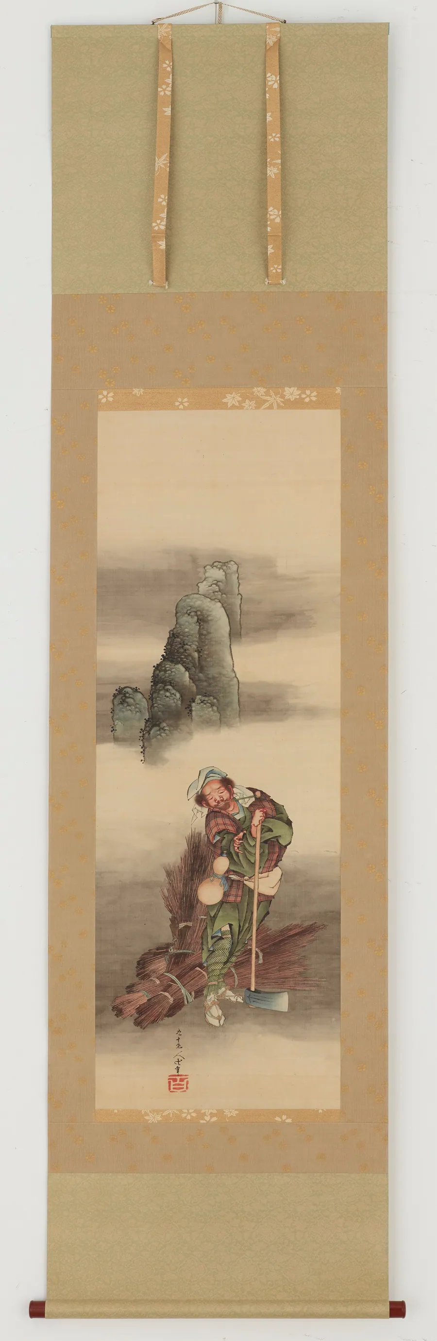 Woodcutter by Katsushika Hokusai 葛飾北斎 (1760-1849)