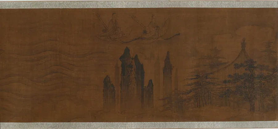Daoist Immortals in the mountains by Formerly attributed to Liu Songnian (傳)劉松年 (ca. 1150-after 1225)