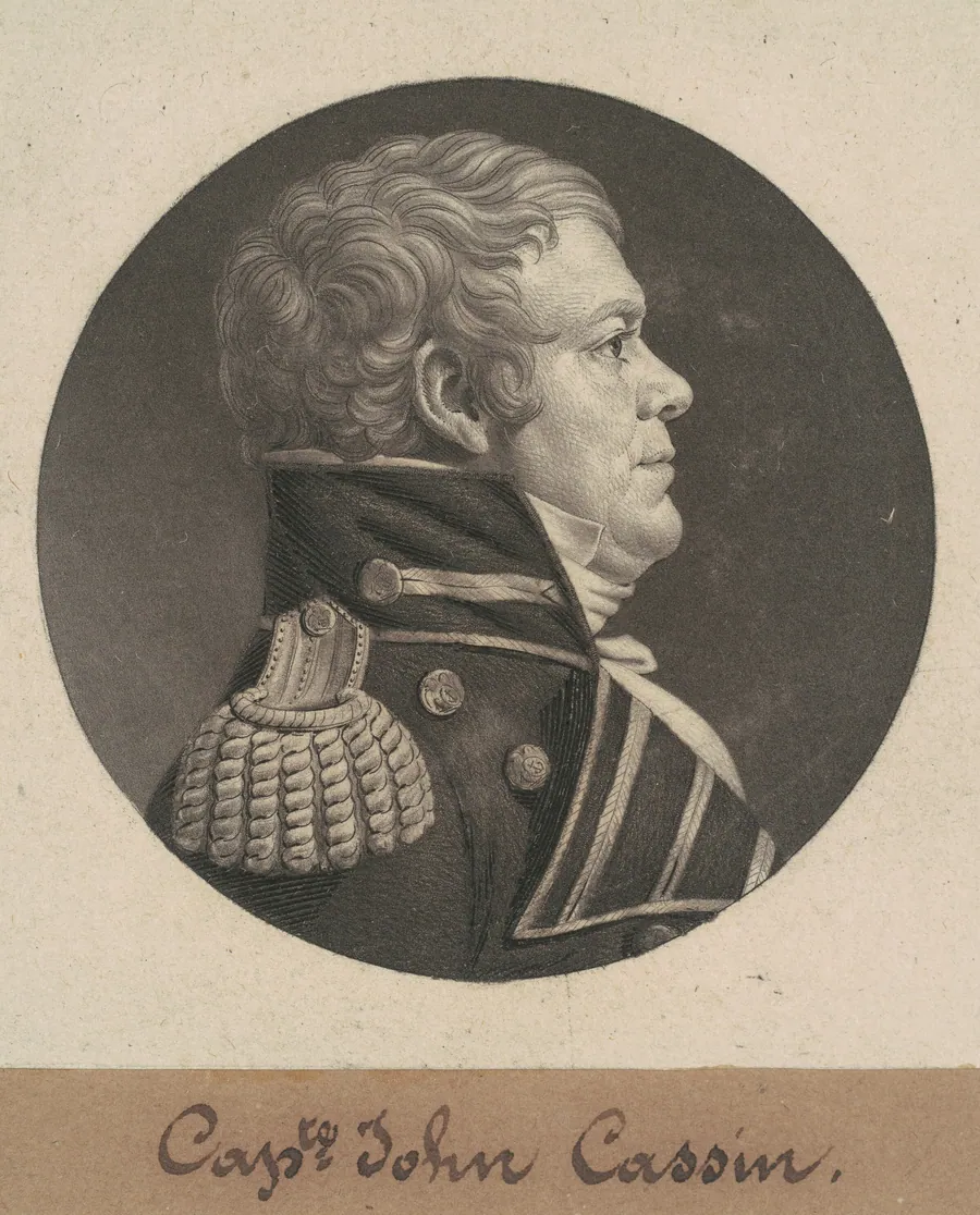 John Cassin by Charles B. J. Févret de Saint-Mémin