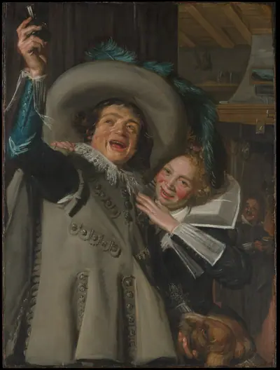 Young Man and Woman in an Inn