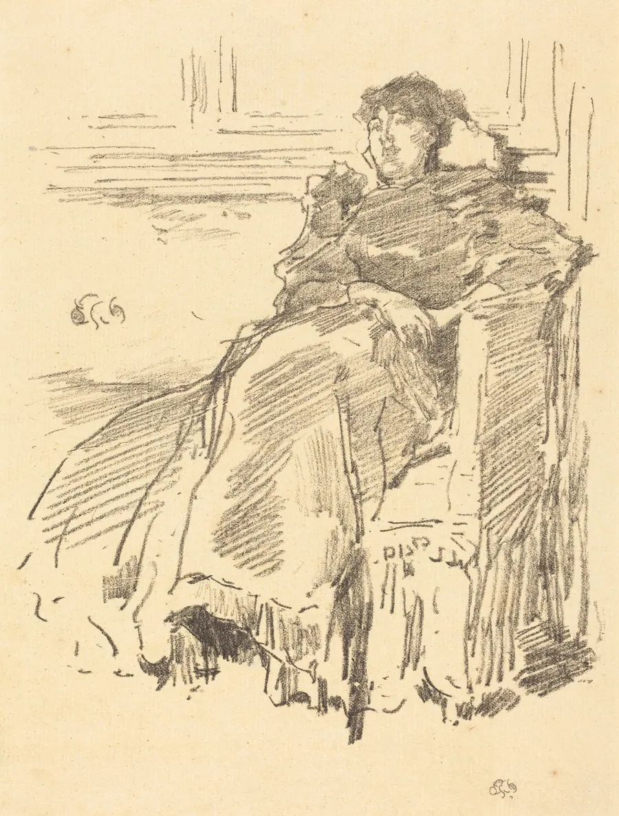 La Robe Rouge by James McNeill Whistler