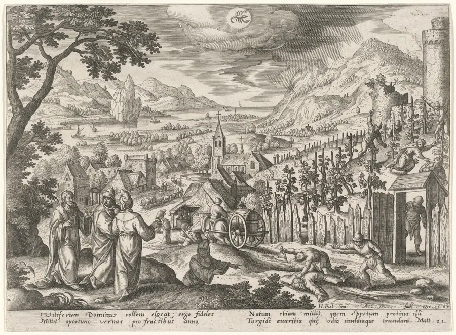 The Parable of the Unjust Husbandmen by Adriaen Collaert