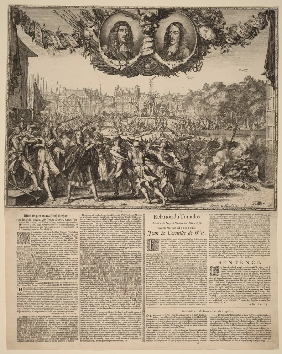 Afbeelding en waarachtigh Verhaal... (Representation of the True Story of Johan de Witt...) by Romeyn de Hooghe